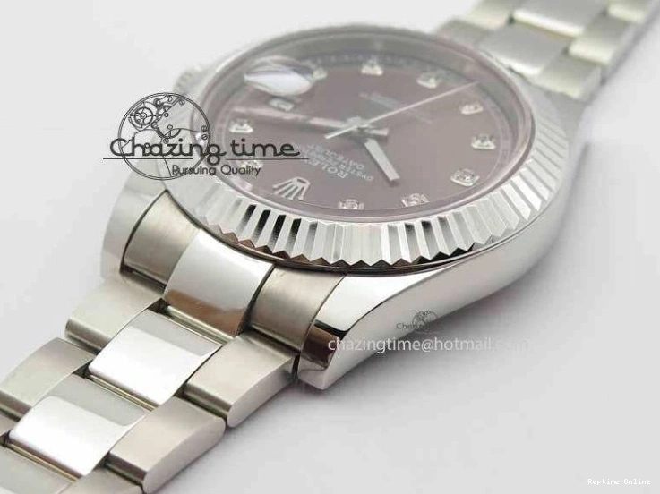 0214 Packable DateJust II 41mm SS BP Maker Best Edition Gray Dial Diam On SS Bracelet SA 3729